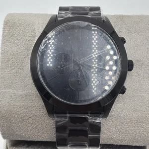Michael Kors MK8919 Orologio Cronografo Uomo Slim Runway Nero Acciaio Inox (Z3-A18) - Foto 1 di 11