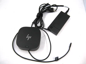 HP USB-C G5 Essential Dock HSN-IX02 Docking Station Genuine OEM w/ Adapter - Picture 1 of 3