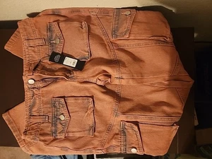 Women's Fashion Nova Pink Bold Moves Loow Rise Cargo Jeans Size 5 - Picture 1 of 4