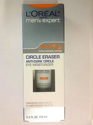 LOREAL MEN'S EXPERT CIRCLE ERASER ANTI-DARK CIRCLE EYE MOISTURIZER NEW. - Image 1 of 4