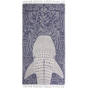 Sand Cloud Whale Shark Beach Towel 100% Turkish Organic Cotton - Picture 1 of 3