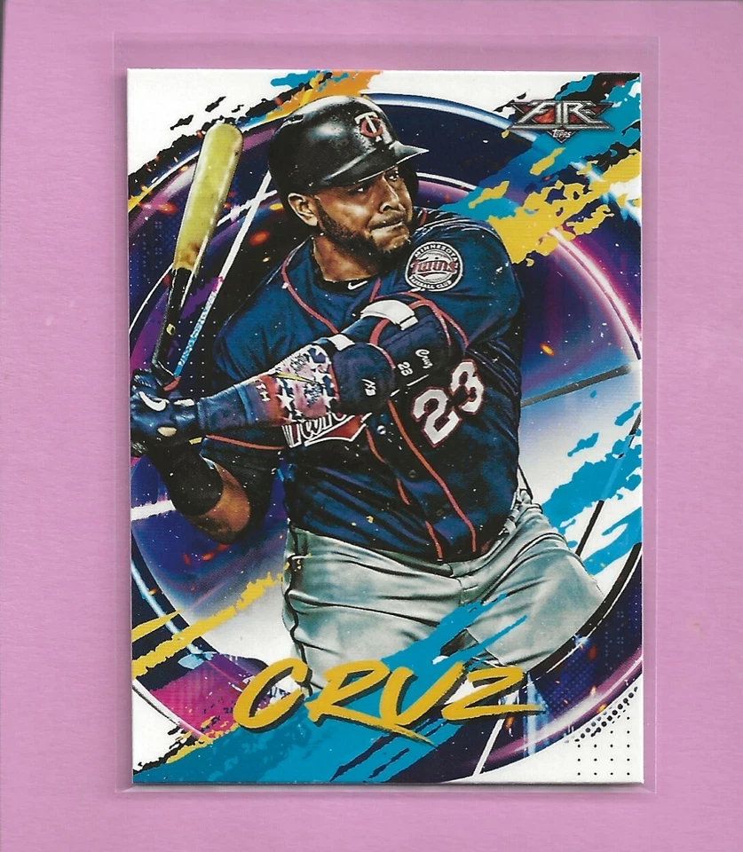 2020 Topps Fire Nelson Cruz #147 Minnesota Twins - Image 1 of 1