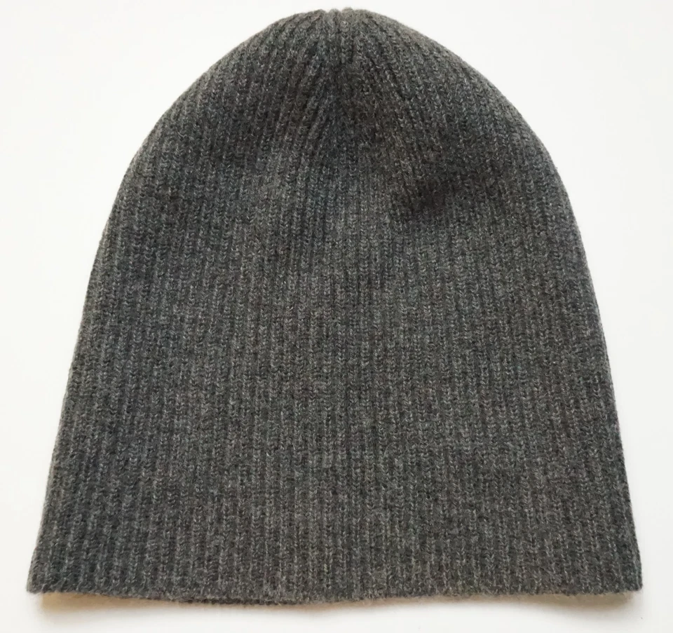 С ЯРЛЫКАМИ MARC JACOBS Beanie 100% кашемир женщин шляпа вязаный женщины крышка серый один размер - Изображение 1 из 4