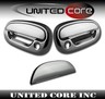 GalaxyMotoInc Triple Chrome 4-Door Handle Set For 97-03 Ford F150 – With Keypad, No PSG KH, Tailgate Cover Included