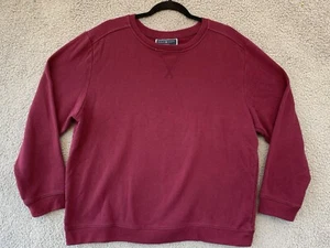 Women's Size XL Karen Scott Sport Pullover Sweatshirt In Maroon Color - Picture 1 of 8