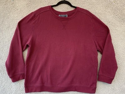 Sudadera pulóver deportiva Karen Scott talla XL para mujer en color granate Foto 1 de 4