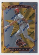 1997 PINNACLE CERTIFIED FOLD TEAM /291 JUAN GONZALEZ