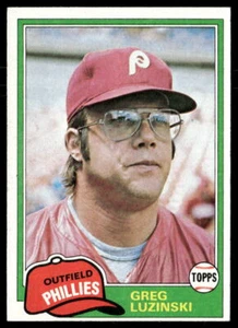 Carta Baseball Greg Luzinski 1981 Topps #270 Philadelphia Phillies - Foto 1 di 2