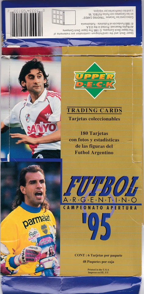 1995 Upper Deck Fútbol Argentino Argentina Elige Cartas Completa Tus Juegos Foto 1 de 1
