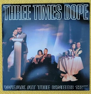 Vintage 1990 Arista Three Times Dope Weak At The Knees VG+ LP AD-2034 - Picture 1 of 4