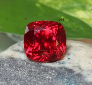 Beautiful Natural Burma Red Ruby 16.60 Ct Cushion Loose Gemstone GIE Certified - Picture 1 of 8