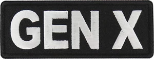 Gen X Patch- 4x1.5 inch - P7814 - Picture 1 of 5