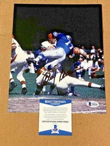 ALEX KARRAS SIGNED DETROIT LIONS 8X10 PHOTO BECKETT CERTIFIED #2 - Picture 1 of 1