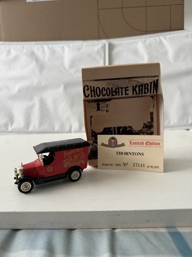 VANS Oxford DieCast Modello 189G Cioccolato Cabina "Thornton's Toffee" Van Con Scatola