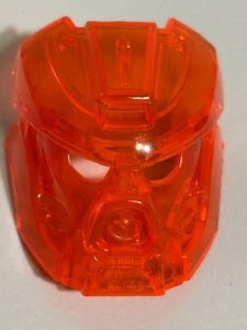 Lego Bionicle 19052 Trans Orange Kanohi Mask Of Fire Used 1.5" Action Figure - Picture 1 of 5