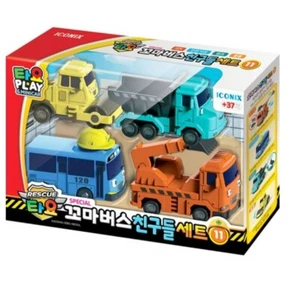 Little Bus Tayo Friends Special No.11 Mini Car Set Digger Dump Lollol Rescue - Picture 1 of 7