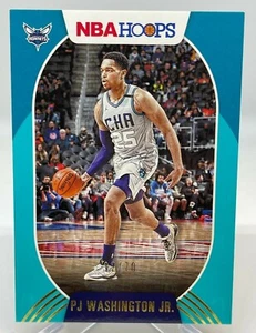 PJ Washington 2020-21 Panini NBA Hoops /70 Rare GOLD Teal Blue #55 Hornets - Picture 1 of 11