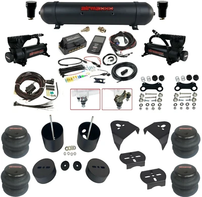 Complete Air Ride Suspension Kit 580 Blk 27685 Air Lift 3P For 1999-06 Silverado - Image 1 of 4