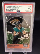 2022 contenders optic football X’s and O’s / 50 Trevor Lawrence Psa 9 POP 1🔥🔥