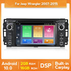 Android 10 Car Dvd Stereo Gps Carplay Dsp Radio For Jeep Wrangler Chrysler Dodge