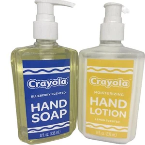Crayola Blueberry Scented Hand Soap And Hand Lotion 8 fl.oz Each - Picture 1 of 1