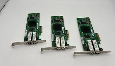 LOTE DE 3 DH226 Dell Qlogic 2 puertos 4Gbps PCI-E 2.0 x8 FC HBA 0DH226 PX2510401-61 Foto 1 de 4