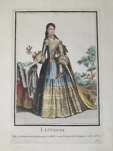 Espagne Allegorie Billy Aquaforte Gravure XVIIIe Siècle - Bild 1 von 4