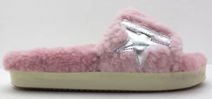 Brand New GOLDEN GOOSE 38/8US Women's Poolstar in Pink Shearling w/Silver Star - Picture 1 of 19
