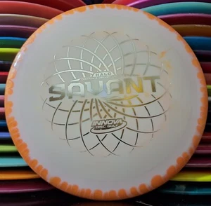 2021 Innova Halo Star Savant 176 Orange Gold Old Stamp Domey Grippy 🍊  - Picture 1 of 3