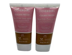 Covergirl Clean Fresh Skin Milk Nourishing Foundation - 600 Rich- 2 Pack! - Picture 1 of 1