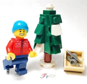 NUEVO LEGO Árbol de Navidad Patinaje sobre Hielo Niño Mini Figura Ciudad Ciudad Sin usar, en caja - Imagen 1 de 1
