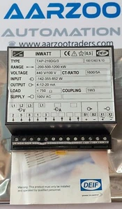NUEVO SIN CAJA | TRANSDUCTOR DEIF TAP-210DG/3 INWATT 100VAC | 100124074.10 - Imagen 1 de 5