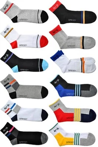 Wholesale Men's Crew Socks, Comfortable Cotton Athletic Gym Socks Bulk Sale - Picture 1 of 12