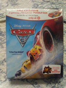 Cars 3, Exclusive, Puzzle Car, Blu-ray, DVD & Digital (2017, Disney) - Picture 1 of 12