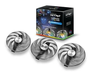 RARE OEM Sapphire ARGB Fan Kit (3-in-1) for Nitro+ RX 7000 - NEW, DISCONTINUED - Picture 1 of 3