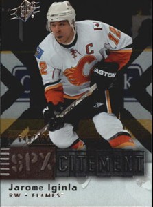 2009-10 SPx SPXcitement #X40 Jarome Iginla /999 - NM-MT