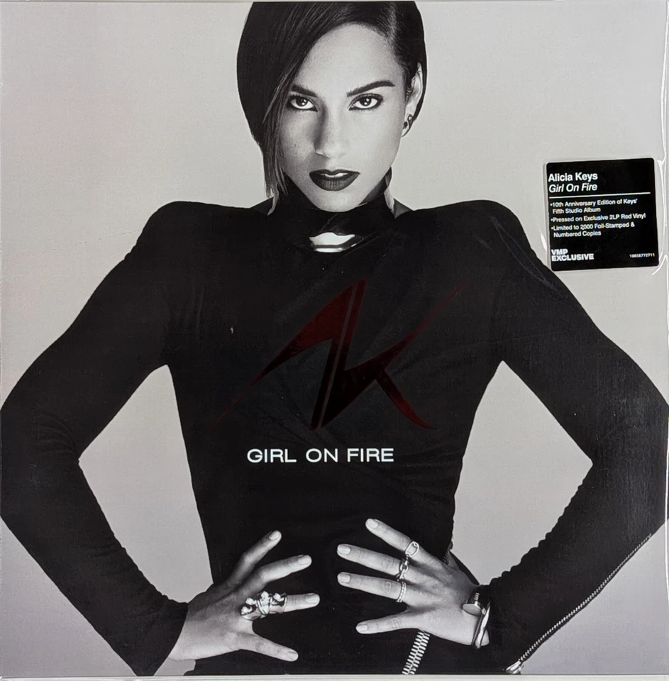 ALICIA KEYS Girl on Fire SEALED Exclusive & Numbered 2LP Red Vinyl VMP Foto 1 de 1