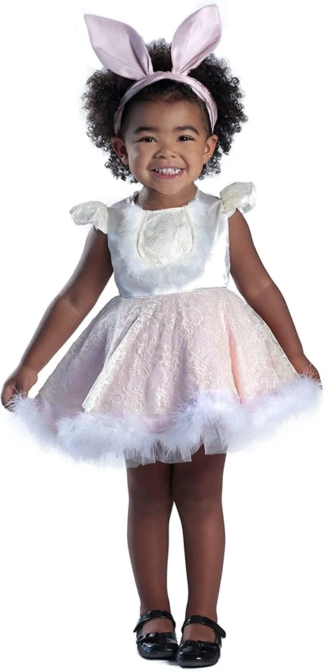 Принцесса рай кролик костюм платье уха обруч для волос комплект ребенка 6-12 месяцев - Изображение 1 из 2