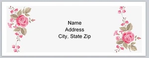 Personalized Address Labels Flowers Roses (P 115) - Picture 1 of 3