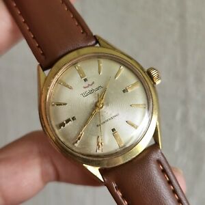 Vintage Waltham Men's manual winding watch Swiss AS 1686 1960s