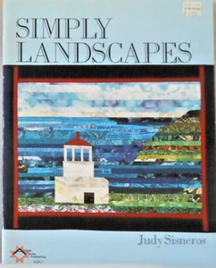 BOOKLET - ANIMAS QUILTS JUDY SISNEROS "SIMPLY LANDSCAPES" - EXCELLENT CONDITION! - Imagen 1 de 2
