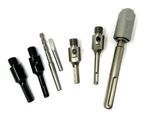 SDS /Plus/Max alle Adapter 6 Kant M16 M18 Aufnahme Bohrkrone Dosenbohrer - Bild 1 von 9