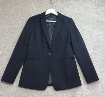 Chaqueta Blazer Banana Republic Mujer 4 Negra Negocios Carrera Jefe Dama Academia Foto 1 de 4