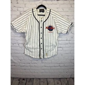 Vintage Hard Rock Cafe Chicago Classic Collection Pinstripe Baseball Jersey L - Picture 1 of 8