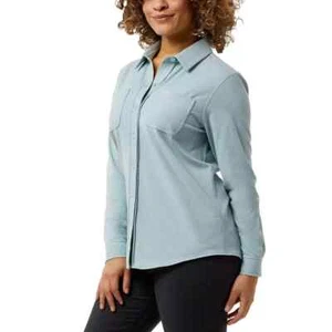 32 Degrees Ladies' Soft Fleece Button Up Shirt - NWT - Picture 1 of 21