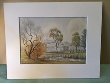 Arthur E Adams Watetcolour Mounted 