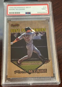 Mark McGwire Bowmans Best Foil 1999 #90 PSA 9 - Imagen 1 de 2