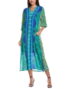 Johnny Was Kahinu Maxikleid Seide Damen - Bild 1 von 4