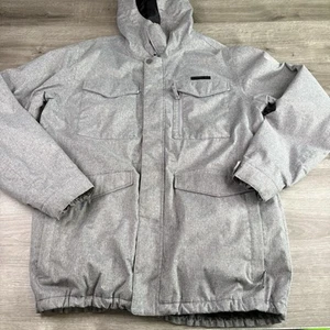 BURTON COVERT DryRide Jacke Herren Größe XL Mantel Schnee Ski Snowboard Heather Gray - Bild 1 von 23