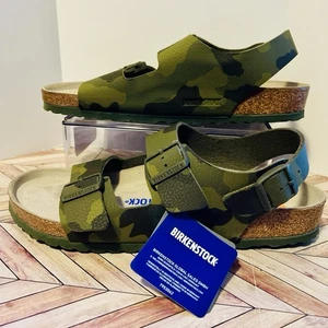 Birkenstock Milano Soft Footbed Birko Flor Desert Soil Camo 44 M 11 Regular Wide - Picture 1 of 9